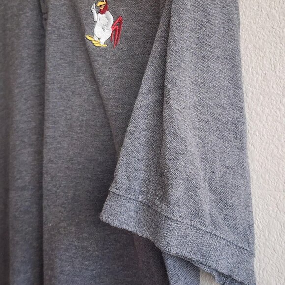 Vintage Foghorn Leghorn Shirt Mens XL Polo Looney Tunes Warner Bros 1999 90s - Picture 3 of 10